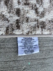 Tahara Accent Mat 30×46 in Non-Slip Backing Patterned Washable