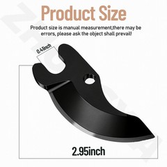 2Pk N920015 Replacement Pruning Shears Blades For Dewalt 20V Max Cordless Pruner