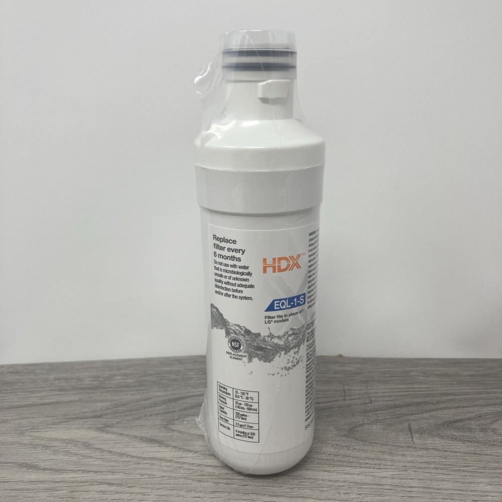 1 HDX EQL-1-S Standard Refrigerator Water Filter Replacement for LG LT1000P NEW