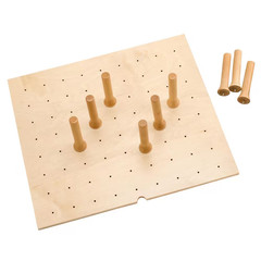 24.25 In. W X 6.63 In. H X 21.25 In. D Natural Brown Trimmable Pegboard Drawer O