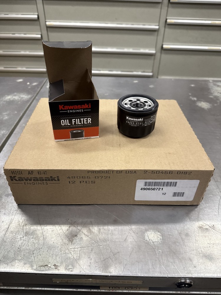 Kawasaki 49065-0736 Oil Filter; 12 Pack