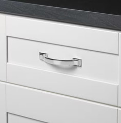 *10* GlideRite 3 in. Center-to-Center Polished Chrome Arched Square Cabinet Pull