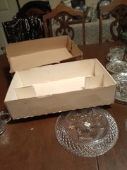 Luminarc J G DURAND ANYTIME CUT CRYSTAL Snack SET 12 Piece NEW