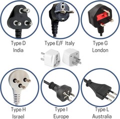 1-1000Pcs European EU To US American Adapter Plug Converter Euro Asia to USA Lot