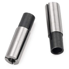 4 Pieces High-Carbon Steel Collet Die Grinder Chuck Driver Adapter 1/4″ to 1/8″