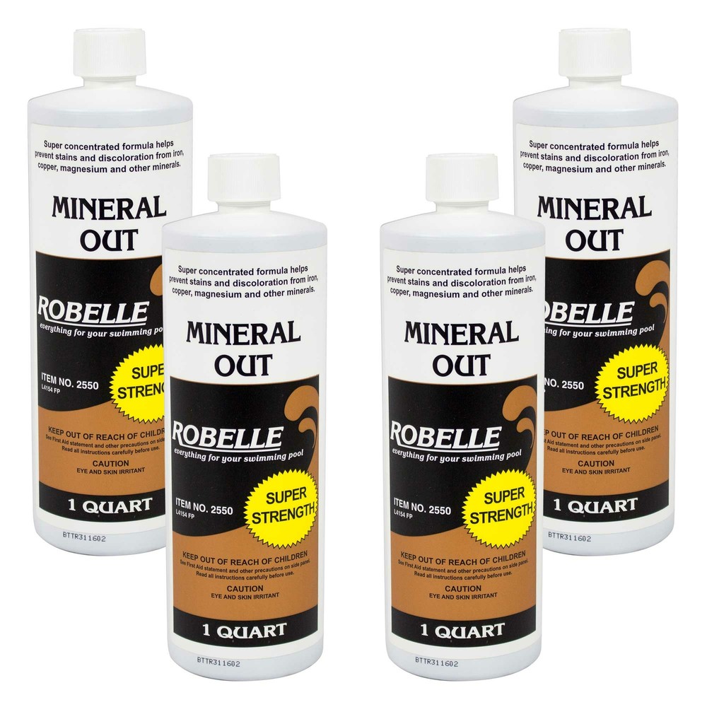 Robelle Mineral Out Swimming Pool Metal Remover – 4 Quarts