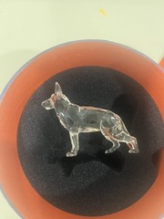 Swarovski Figurine 235484 German Shepherd 8cm BNIB with certificate