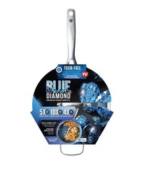 Blue Diamond 5QT Ceramic Nonstick Jumbo Sauté Pan with Lid – Toxin-Free, Dishwas