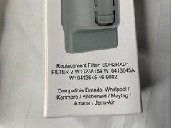 Kuiwsi EDR2RXD1 W10413645a Filter2 Ice & Water Filter Cartridge New