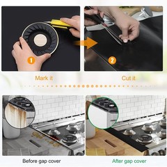 Samsung Gas Stove Burner Covers Reusable Nonstick Stove Protector Mat Liners
