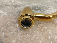 Kingston Brass KS 2102 AL Polished Brass Pot Filler WORN BOX, UNUSED