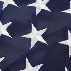 3×5 FT Outdoor Embroidered American Flag Made in USA Luxury Embroidered Star US