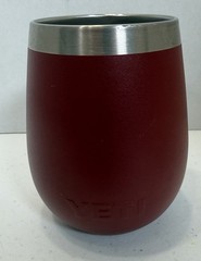 YETI Rambler 10oz Wine Tumbler – Harvest Red Excellent! Retired Color