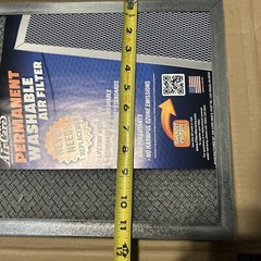 (2) Air-Care 19.75 in. x 11.5 in. x 1 in. Permanent Washable Air Filter Merv 8!