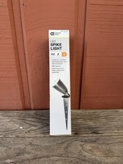 Commercial Electric Line Voltage Bronze LED Landscape Flood Light with Spike New