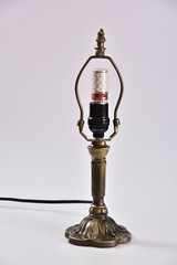 Tiffany Table Lamp Bedside Lamp Floral Stained Glass Lamp Desk Light H14″