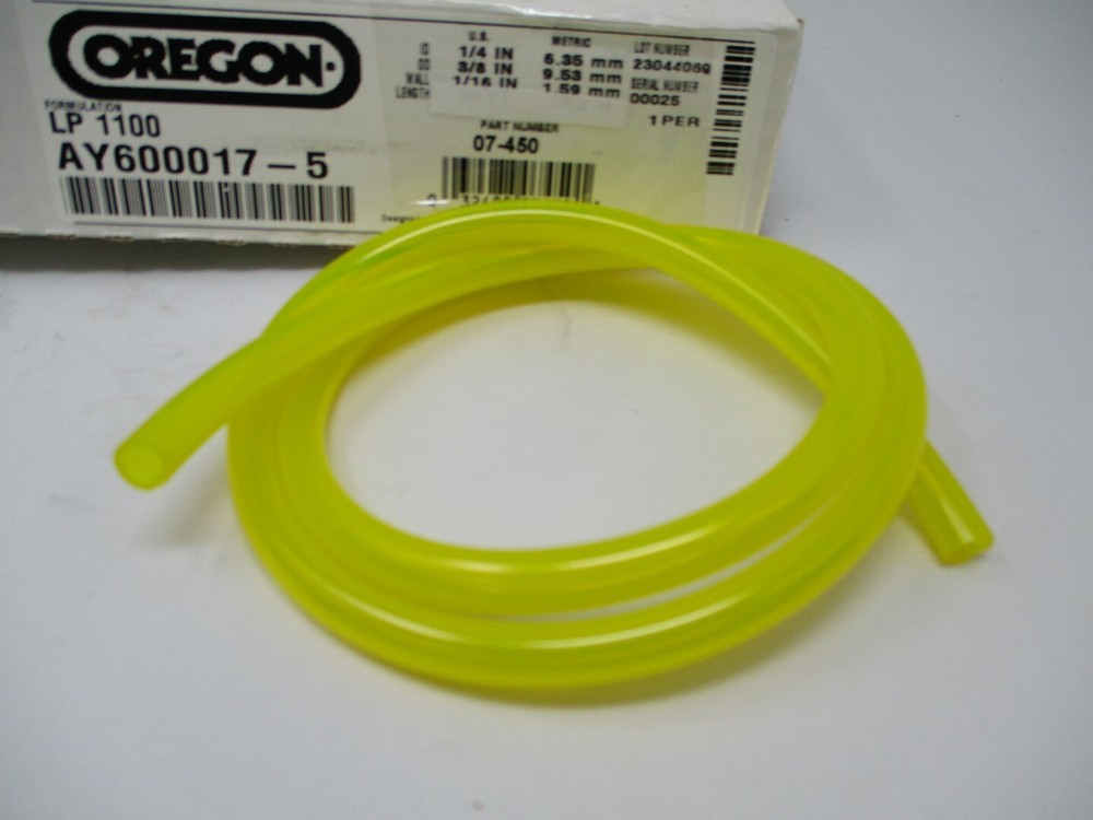 Oregon 07-450 3 Feet or 36 inches Tygon Fuel Gas Line ¼” Inner Diameter