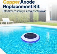 Solar Copper Anode 2 Pack Replacement Kit Fit Most Solar Pool Ionizer Models