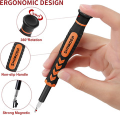 58-in-1 Precision Magnetic Screwdriver Set for Electronics and Eyewear