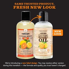 Cutting Board Oil – Food Grade Mineral Oil for Cutting Board – Enriched with Lem