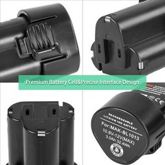 2Pack 4000mAh For MAKITA BL1014 12V 10.8Volt BL1013 Battery 195332-9 194550-6 US