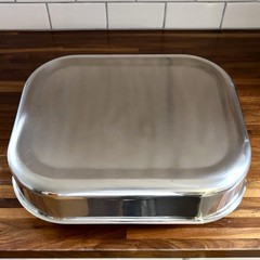 All Clad Stainless Steel Roasting Pan 16″ x 13″ Large Deep Dual Handle No Rack