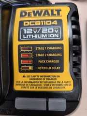 SIX (6) DEWALT 4.0 Amp Battery Charger 12V & 20V Volt MAX Li-Ion DCB1104.