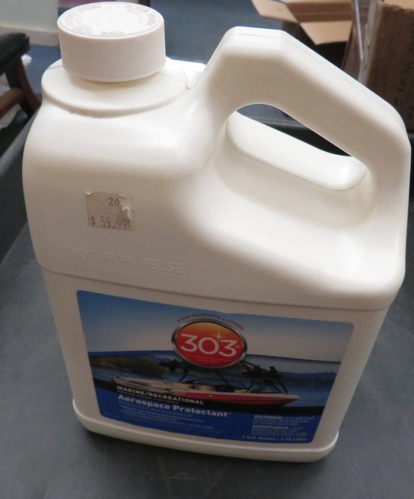 303 Marine Recreational Aerospace Protectant 1 Gallon Free Shipping NOS