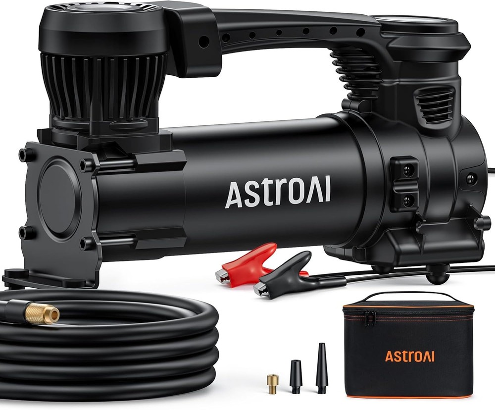 AstroAI T3 Heavy-Duty Air Compressor 12V Portable Offroad Air Compressor NEW