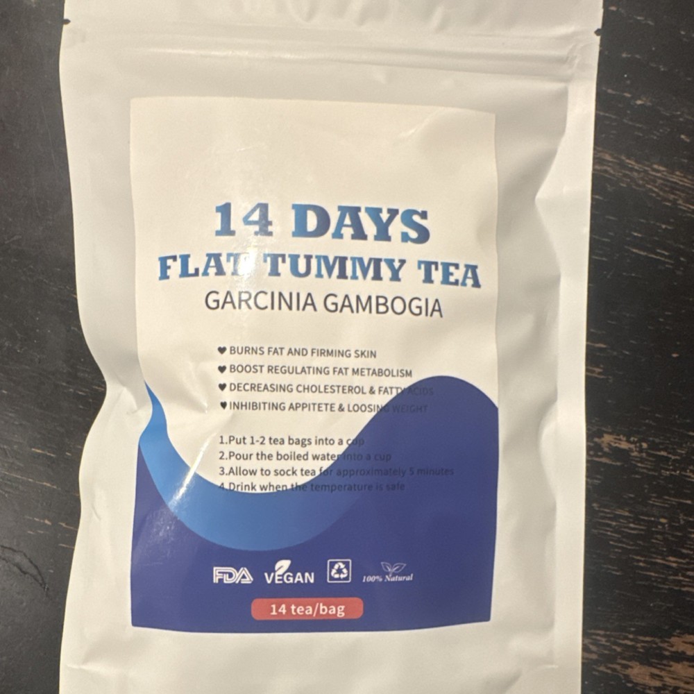 14 Days Flat Tummy Tea Garcinia Cambogia Herbal Vegan 100% Natural 14 Bags