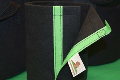1/5/10/20/30/45/50-400 Gallon Fabric Grow Bags, planter, Fabric Pot, Black/Tan