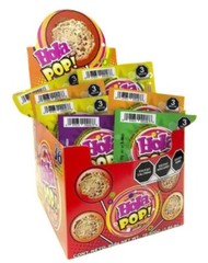 Hola Pop Hard Candy Lollipops with Dried Salted Apricot – 36 Count