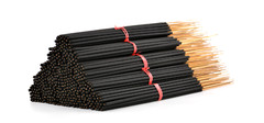 UNSCENTED Jumbo Incense Sticks 19″ Long Charcoal Black Extra Large Bulk