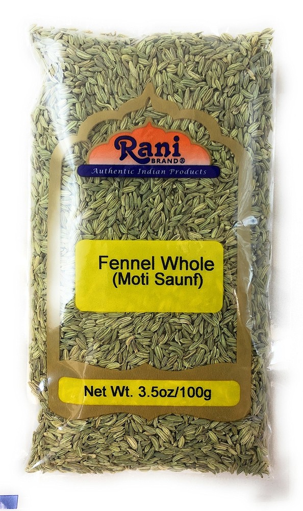 Rani Fennel Seeds (Saunf Sabut) Whole Spice 3.5oz (100g)