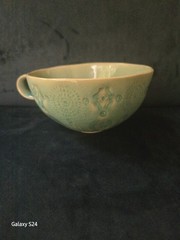 Anthropologie Old Havana Mint Oversized 10 Oz Cup – Teal