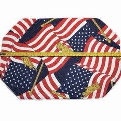 Set of 4 Patriotic Placemats – 1776 – 2026 America 250 Years Decor