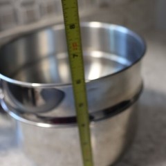 Endurance Stainless Steel Double Boiler Pot with Glass Lid, Pre-owned