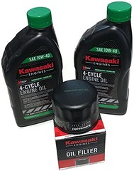 Oil Change Kit fit’s Some Kawasaki 99969-6296 49065-0721 49065-7007 10W40 Syn…
