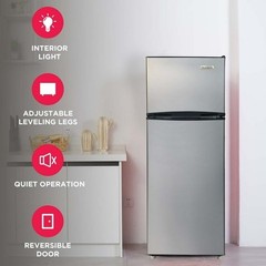 7.5 Cu. ft. Refrigerator, Platinum Series, Standard Door Style – Stainless Look