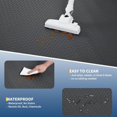 7.5×17/7.5×25/8×20 FT Garage Floor Mat, 2mm Thickened PVC Non-Slip Flooring Roll
