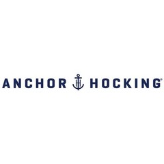 (2 pack) Anchor Hocking Glass Food Storage Container with Lid, 7 Cup Round
