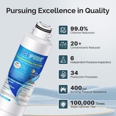 Fit For Samsung RF28HMEDBSR RF28HMEDBSR/AA Refrigerator Water Filter 3 Pack