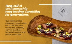 Mediterranean Olive Wood Bowl. Handcrafted, Authentic, Beautiful.