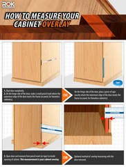 DTC 1-1/4″ Overlay Soft Close 105 Degree 2 Cam Press In Face Frame Cabinet Hinge