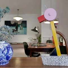 Memphis Milano Style Table Lamp – Modern Abstract LED Desk Light Kid’s Lamps