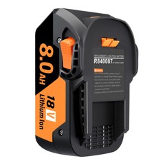 6AH/8AH Hyper Lithium-ion Battery For Ridgid 18V R840087 R840085 Rigid 18V Tools