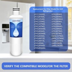 4 Pack Refresh Refrigerator Ice Water Filter For LG LT1000P ADQ747935 Brand New