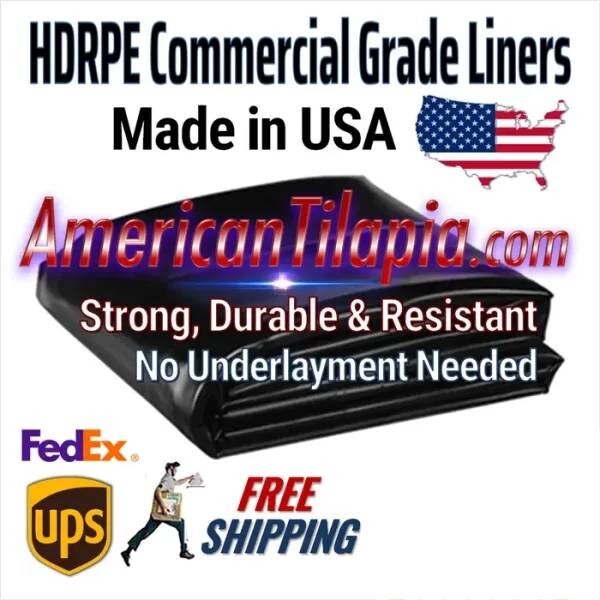 Heavy Duty HDRPE Pond Liner – 20×20 Ft for Fish Ponds & Landscaping
