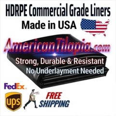 Heavy Duty HDRPE Pond Liner – 20×20 Ft for Fish Ponds & Landscaping