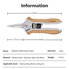 Garden Pruning Shears Pruning Scissors Garden Clippers for Trimming Rose Bonsai